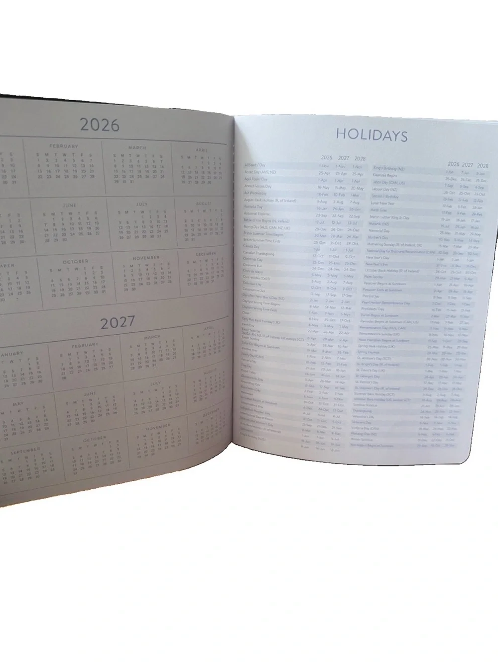 2026-2027 Monthly Planner 17 month Planner Orange Circle Studio Black & White